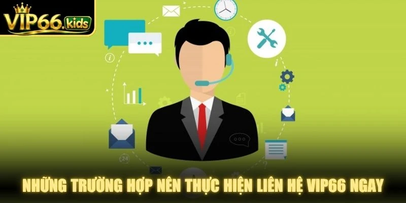 Những trường hợp nên thực hiện liên hệ VIP66 ngay