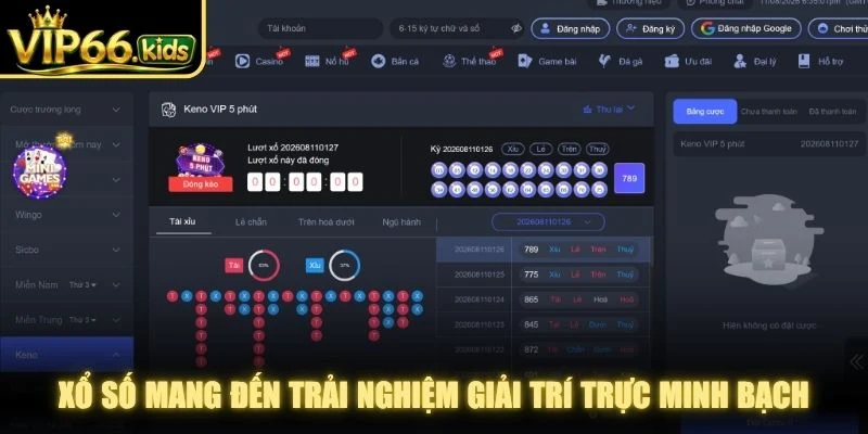 Xổ số mang đến trải nghiệm giải trí trực minh bạch và an toàn cho hội viên